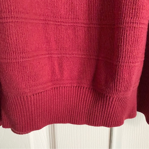Vintage Christian Dior Monsieur Red Knit Crewneck Sweater Size XL - Picture 7 of 11